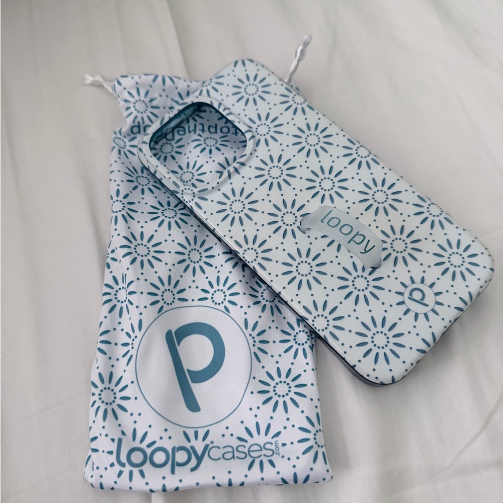 Loopy Case Blue and White Phone Case